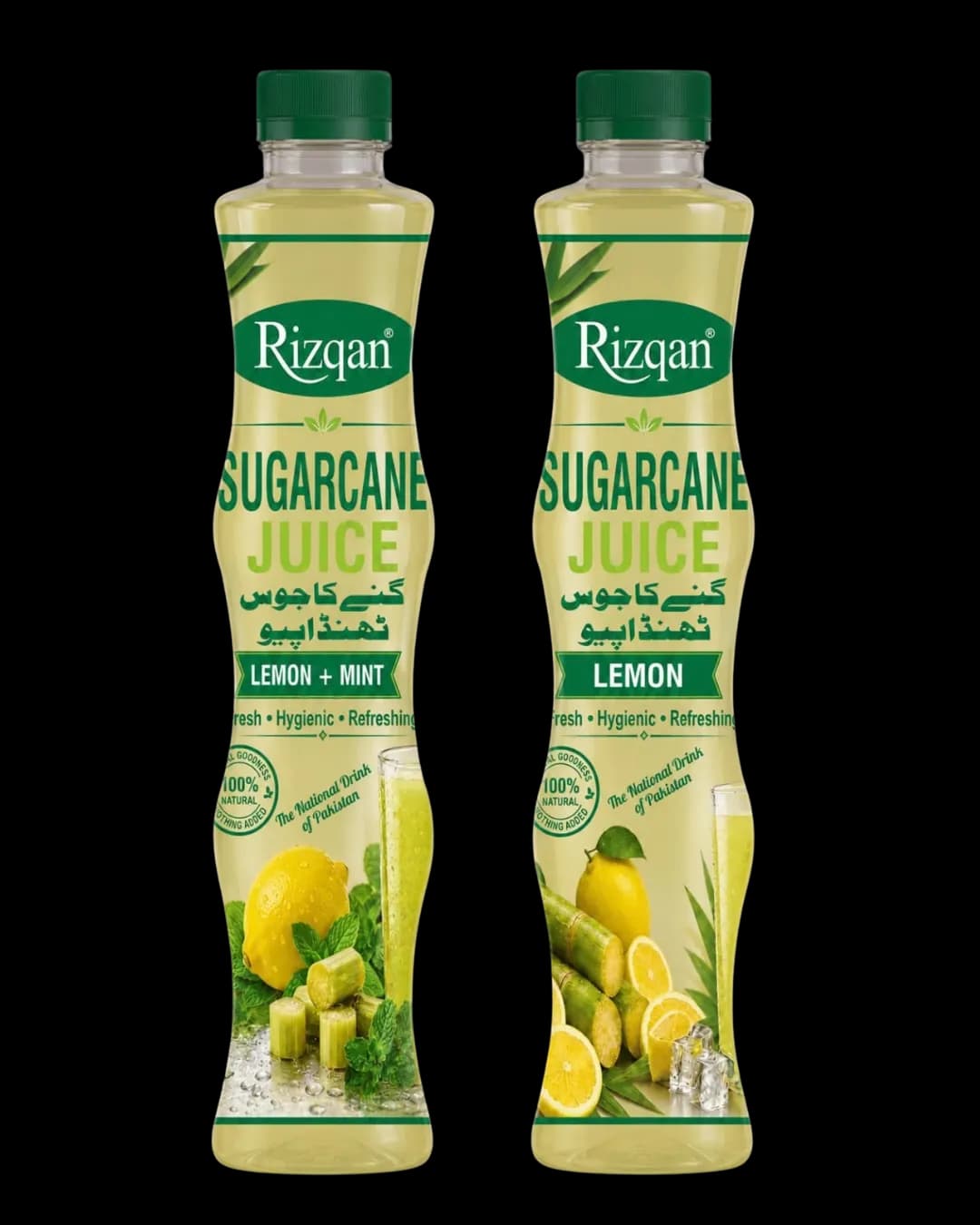 Rizqan Sugarcane Juice โ Lemon + Mint